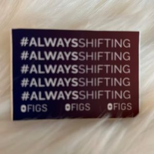 Figs sticker " Always shifting" (rectangle)